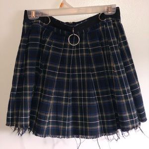 Current Mood Plaid Skirt